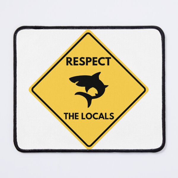 Item preview, Respect The Locals - Shark Diving designed and sold by Bra Art.