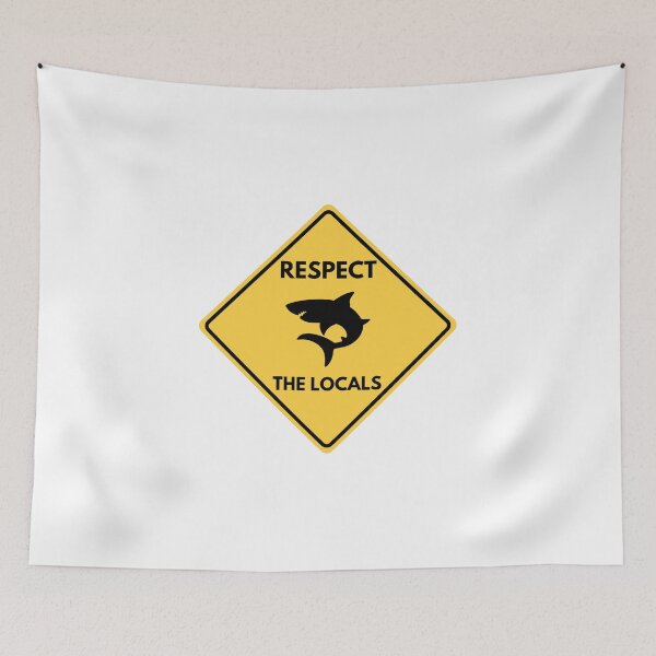 Item preview, Respect The Locals - Shark Diving designed and sold by Bra Art.