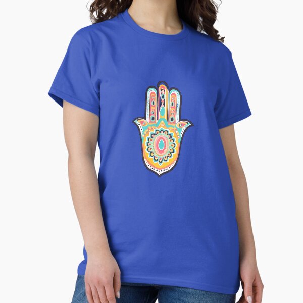 Hamsa Hand Colourful Symbol Classic T-Shirt