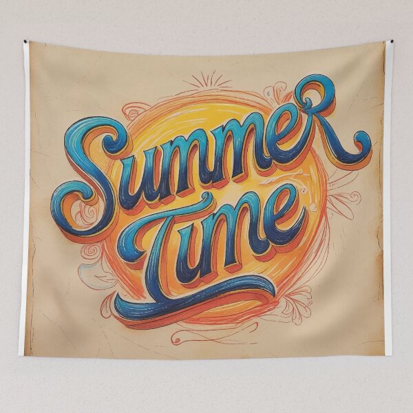 Item preview, Retro Sunset Summertime Typography designed and sold by Moss and Moon Studio.