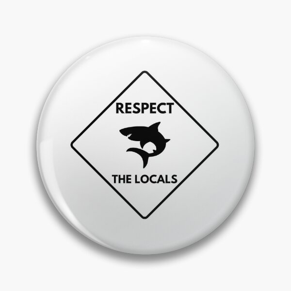 Item preview, Respect The Locals - Shark Diving designed and sold by Bra Art.