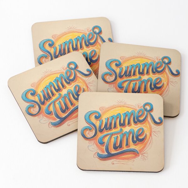 Item preview, Retro Sunset Summertime Typography designed and sold by Moss and Moon Studio.