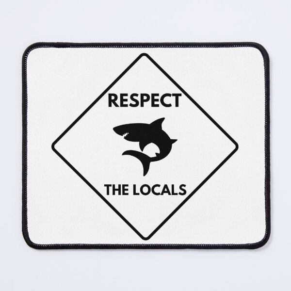 Item preview, Respect The Locals - Shark Diving designed and sold by Bra Art.