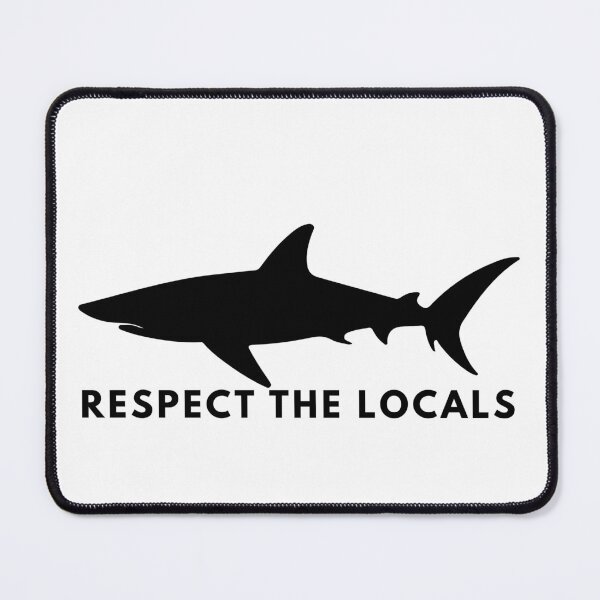 Item preview, Respect The Locals - Shark Diving designed and sold by Bra Art.