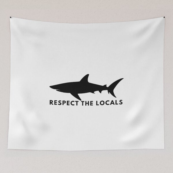 Item preview, Respect The Locals - Shark Diving designed and sold by Bra Art.