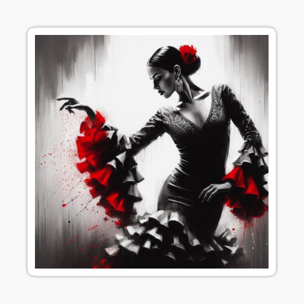 Item preview, Flamenco Dancer #2 designed and sold by Now's Good Designs.