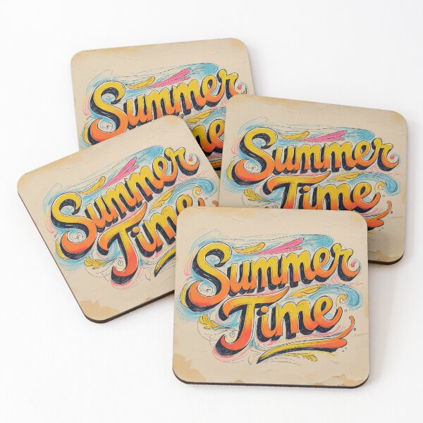 Item preview, Retro Sunset Summertime Typography designed and sold by Moss and Moon Studio.