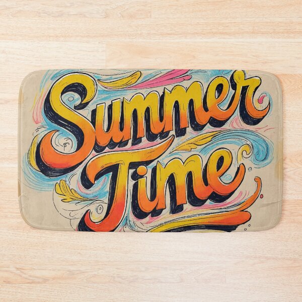 Item preview, Retro Sunset Summertime Typography designed and sold by Moss and Moon Studio.