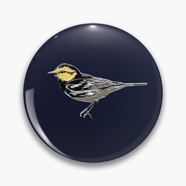 Item preview, Golden-cheeked Warbler White Alternate Design  designed and sold by designsasstultd.