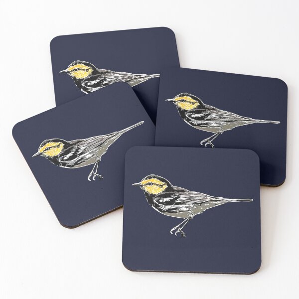 Item preview, Golden-cheeked Warbler White Alternate Design  designed and sold by designsasstultd.