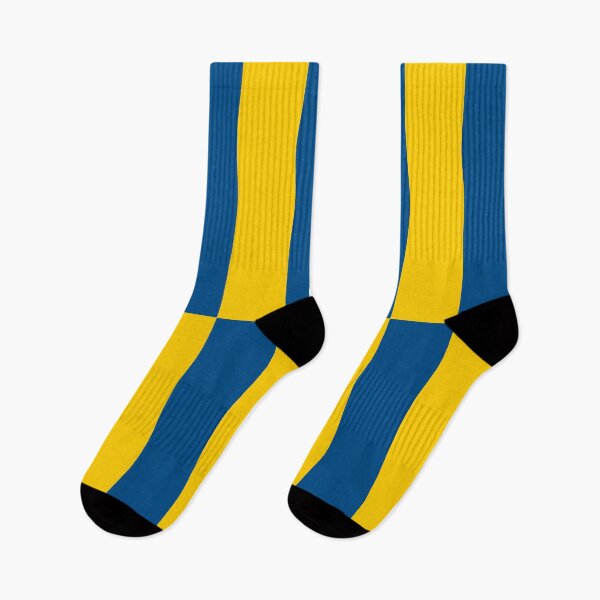 Item preview, Shifted Swedish Stripes in Blue and Yellow designed and sold by Deutschic.
