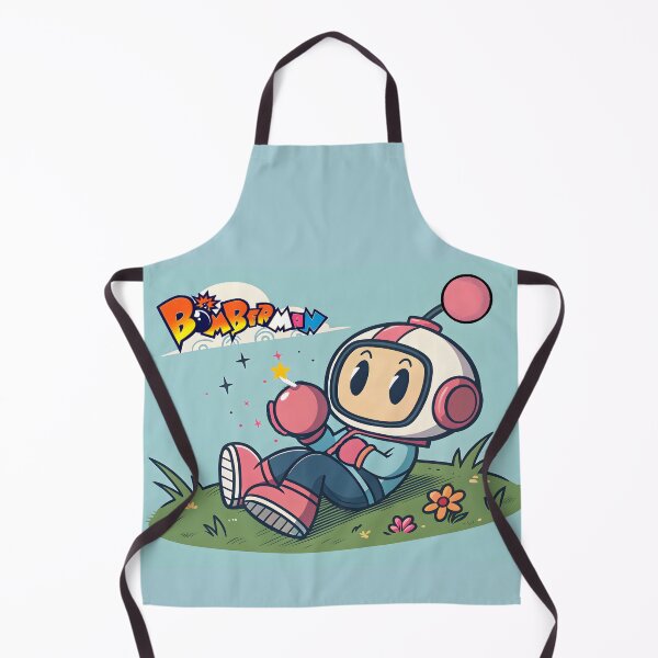 Item preview, Kawaii Bomber Hero – Cute Retro Gaming Illustration designed and sold by HoneyNutCrisis.