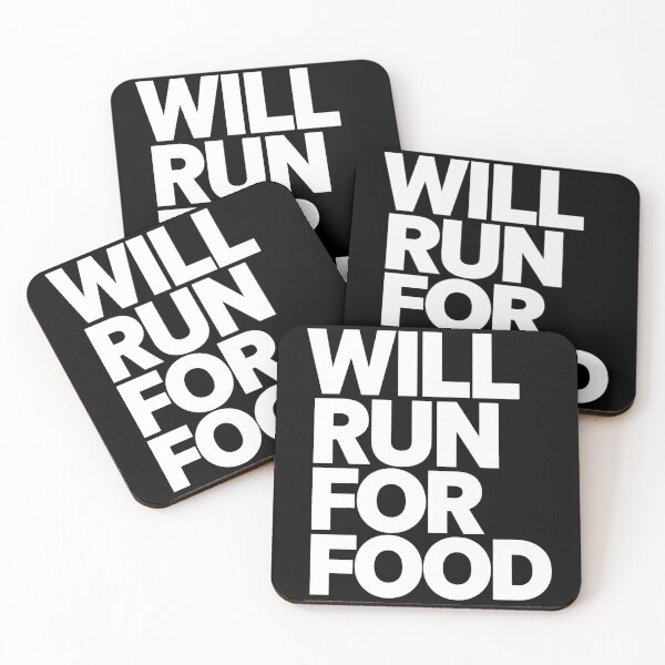 Item preview, Will Run For Food Runner Joke designed and sold by DomTeesHaven.