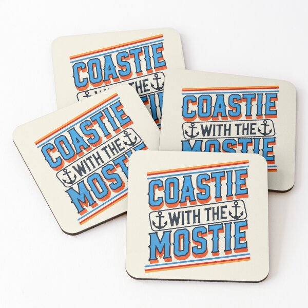 Item preview, Coastie with the Mostie – Funny Coast Guard Humor Design designed and sold by Vectored Designs.