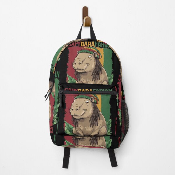 Item preview, Capybarafarian, funny capybara rastafarian with beanie designed and sold by SubtleSplit.