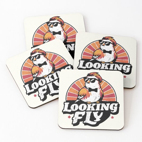 Item preview, Looking Fly – Cool Bird Pun Design designed and sold by Jollys-ArtShop.