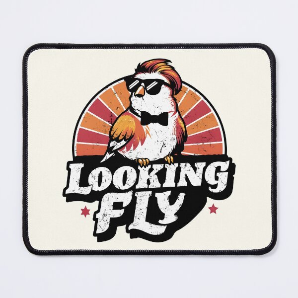 Item preview, Looking Fly – Cool Bird Pun Design designed and sold by Jollys-ArtShop.