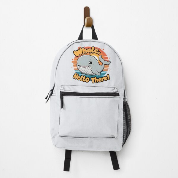 Item preview, Whale, Hello There! – Funny Whale Pun Design designed and sold by Jollys-ArtShop.