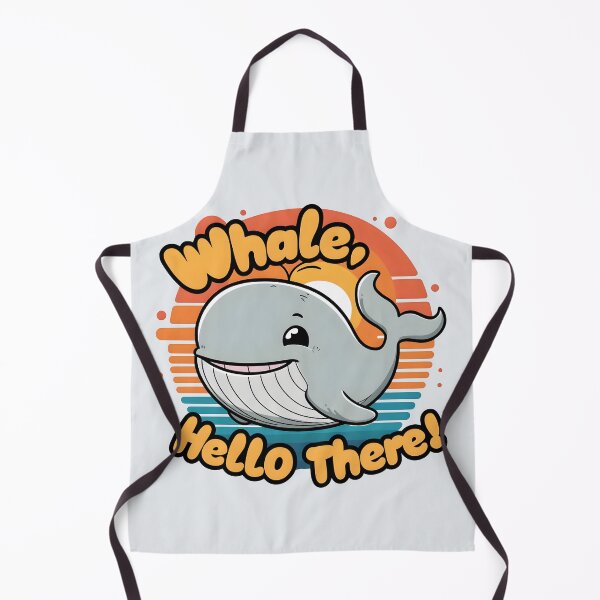 Item preview, Whale, Hello There! – Funny Whale Pun Design designed and sold by Jollys-ArtShop.