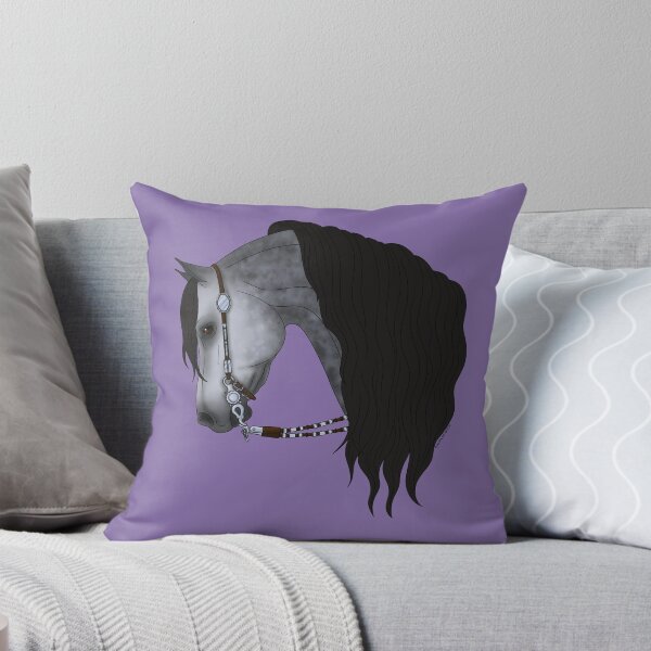 Item preview, Dappled Gray Arabian Horse in Western Bridle designed and sold by DappledMoon.