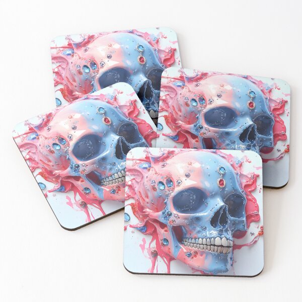 Item preview, Dolled-Up Drip Skull designed and sold by AI-Only Creations.