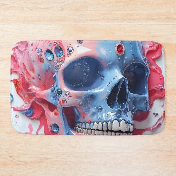 Item preview, Dolled-Up Drip Skull designed and sold by AI-Only Creations.