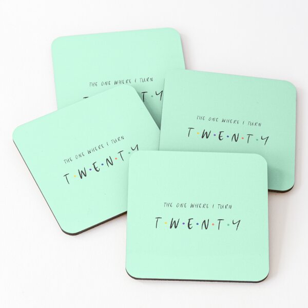 Item preview, The One Where I Turn T.W.E.N.T.Y – Fun 20th Birthday Design designed and sold by Grin22.