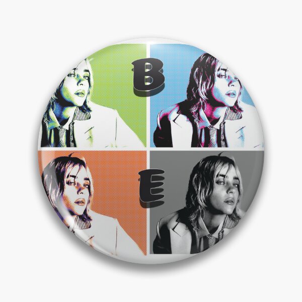 Item preview, Billy Eyelish 4 Panel Mod Retro Vintage Pop Art designed and sold by popartdemo.