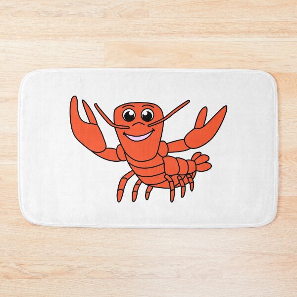 Item preview, Cute Happy Lobster sea and Ocean animal designed and sold by micarto.