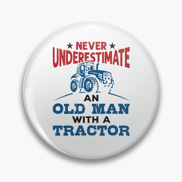 Item preview, Never Underestimate an Old Man With a Tractor designed and sold by jaygo.