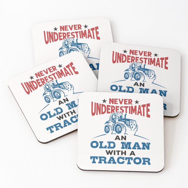 Item preview, Never Underestimate an Old Man With a Tractor designed and sold by jaygo.
