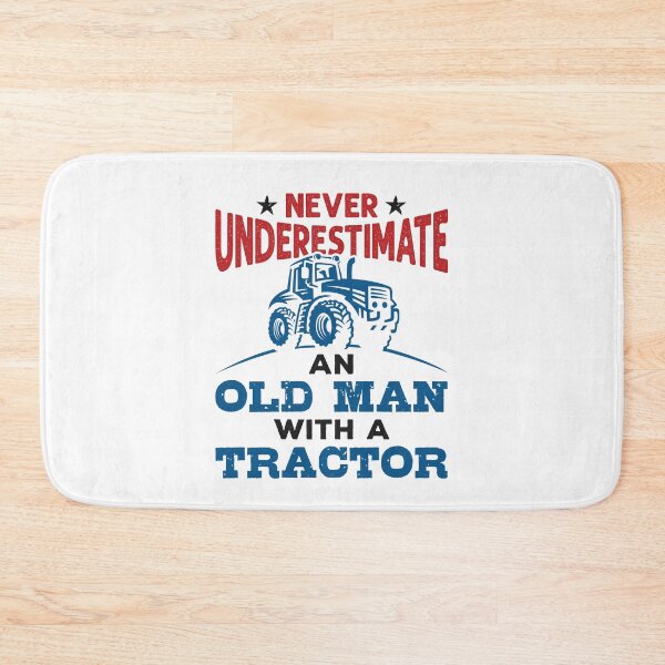 Item preview, Never Underestimate an Old Man With a Tractor designed and sold by jaygo.