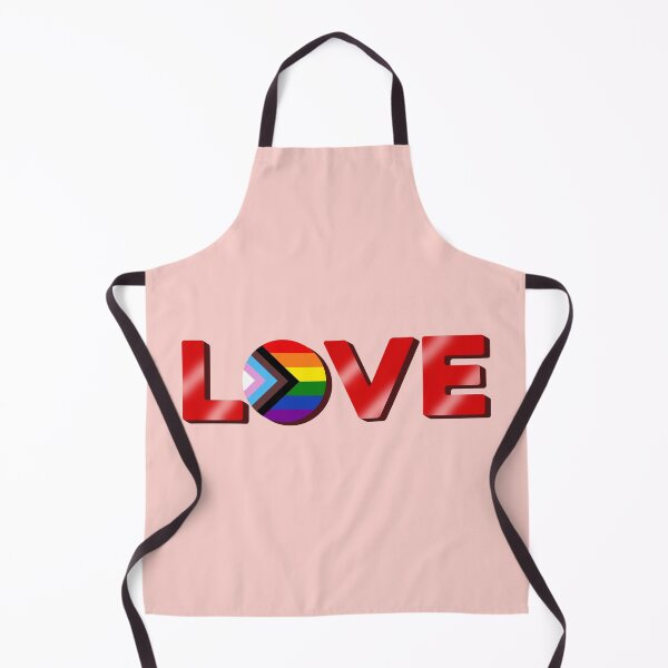 Item preview, Progress Pride Flag Love  designed and sold by nukartDesigns.