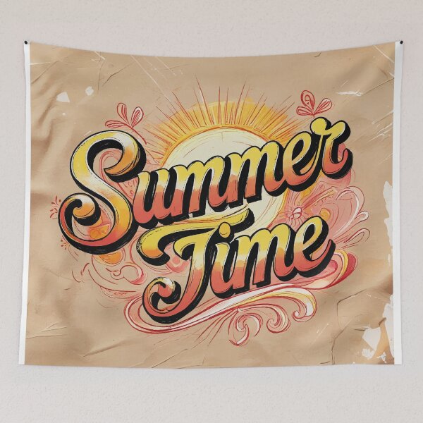 Item preview, Retro Sunset Summertime Typography designed and sold by Moss and Moon Studio.
