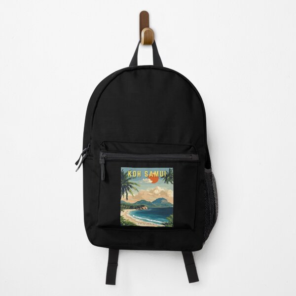 Item preview, Koh Samui in Thailand Retro Travel Landscape designed and sold by MaateoDesign.