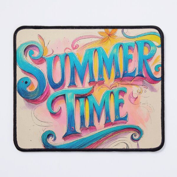 Item preview, Summertime Splash – Colorful Hand-Lettering designed and sold by Moss and Moon Studio.