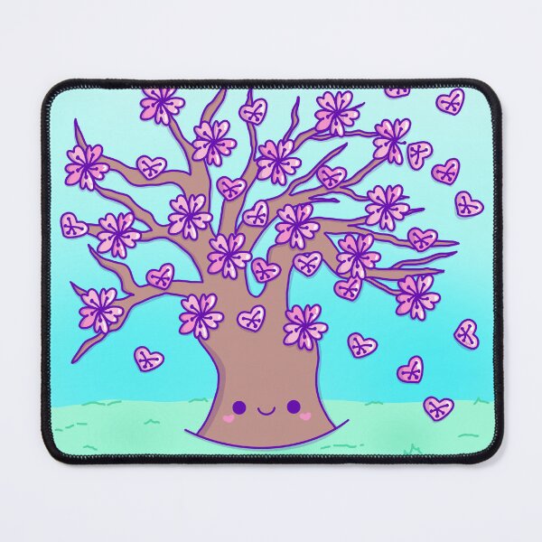 Item preview, Cute kawaii sakura cherry blossom tree designed and sold by Manacraftoon.