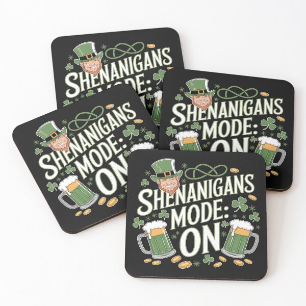 Item preview, Shenanigans Mode: ON – Ultimate St. Patrick’s Day Celebration designed and sold by Pattern-Parade.