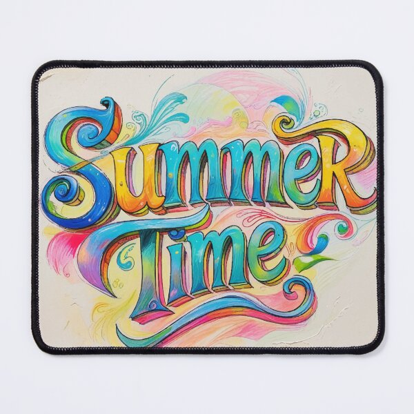Item preview, Summertime Splash – Colorful Hand-Lettering designed and sold by Moss and Moon Studio.