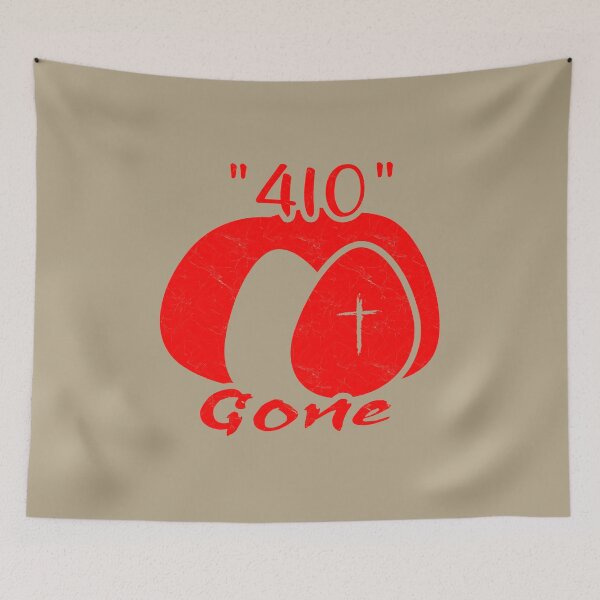 Item preview, HTTP 410 Gone -  Empty Tomb of Jesus Crucifixion Minimalist Good Friday & Easter RED Design  designed and sold by ZechJohnRB.