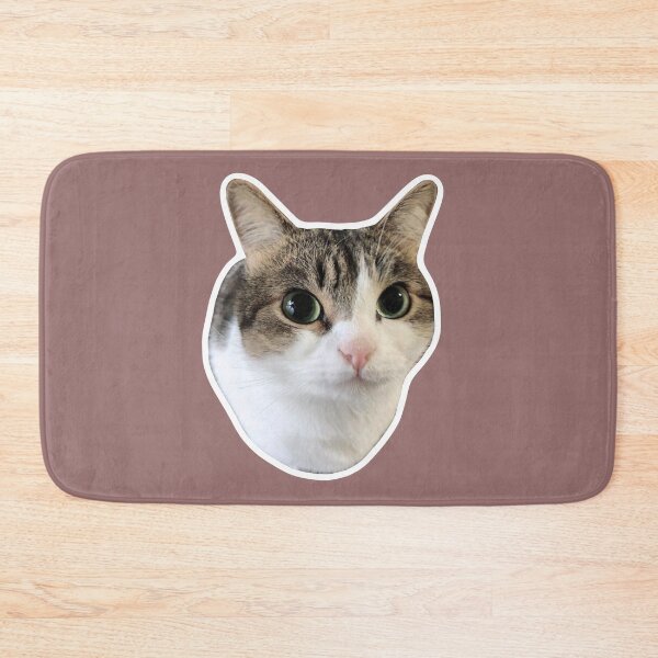 Item preview, MEME - Cute White Cat with Big Eyes (Collection6-2) designed and sold by MetichaiTH.