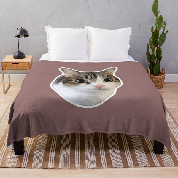 Item preview, MEME - Cute White Cat with Big Eyes (Collection6-2) designed and sold by MetichaiTH.