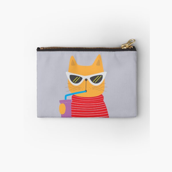 Item preview, Cat in Turtleneck Sipping Drink designed and sold by pineconebutter.