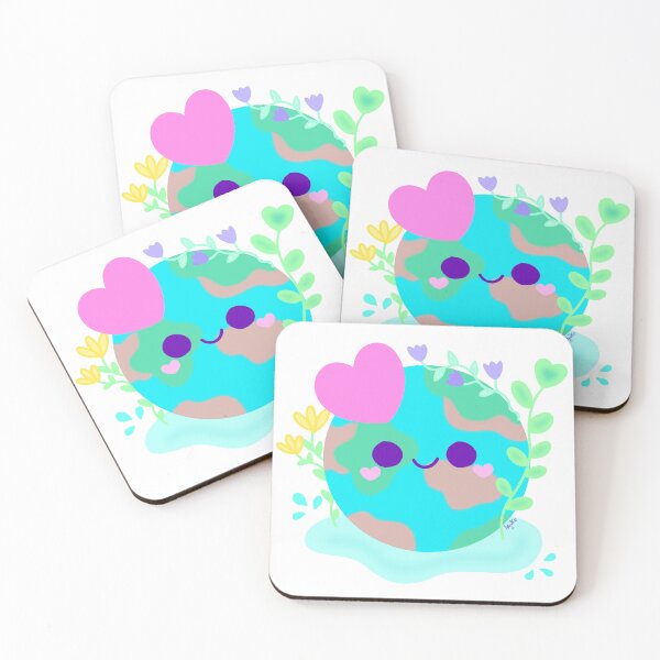 Item preview, Cute colorful spring earth day illustration designed and sold by Manacraftoon.