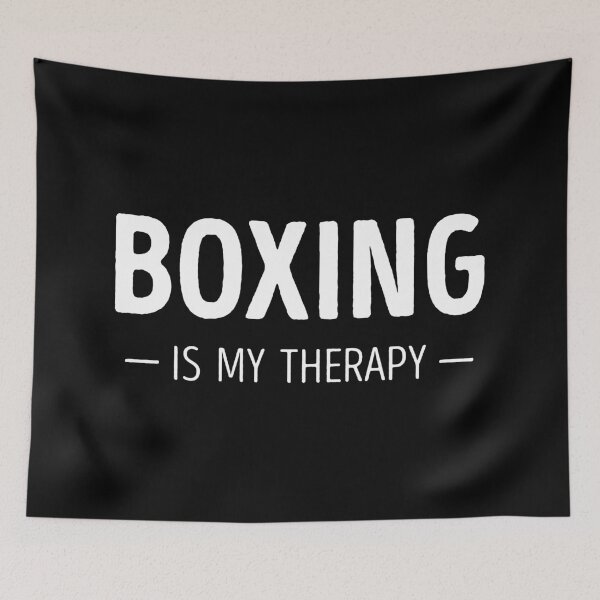 Item preview, Boxing Is My Therapy Funny Boxing Lover designed and sold by RareBunny.