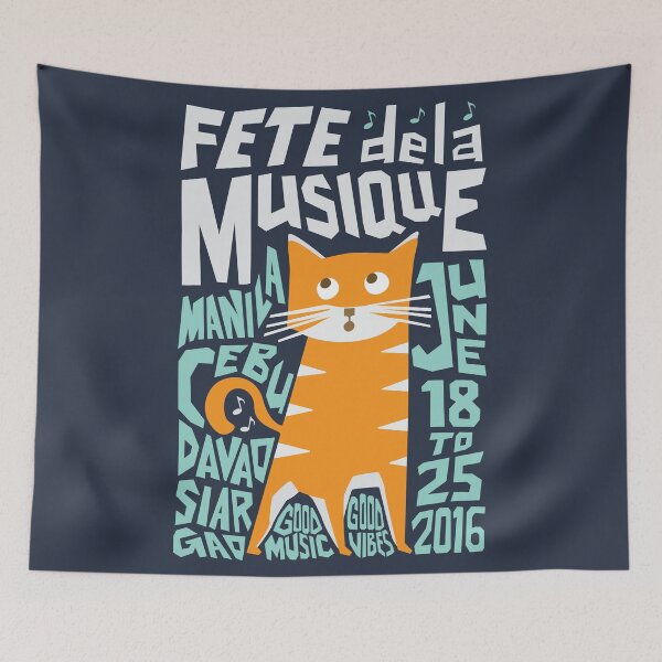 Item preview, Cat de la Musique designed and sold by pineconebutter.