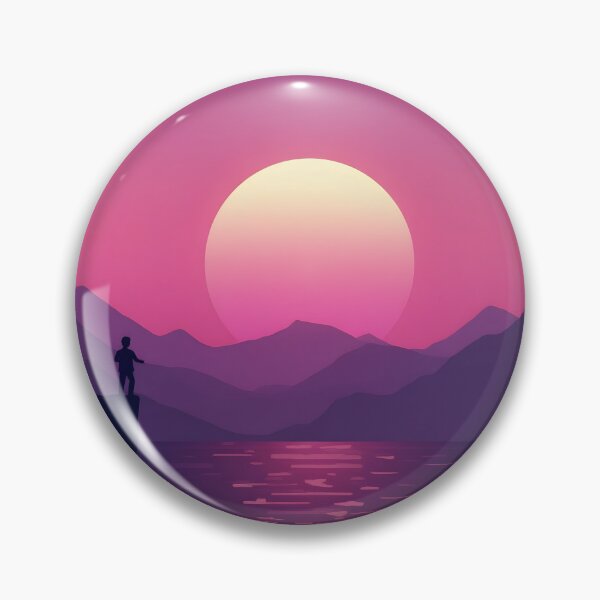 Item preview, Tranquil Eve: Serene Sunset and Solitude designed and sold by AbstractAuraArt.