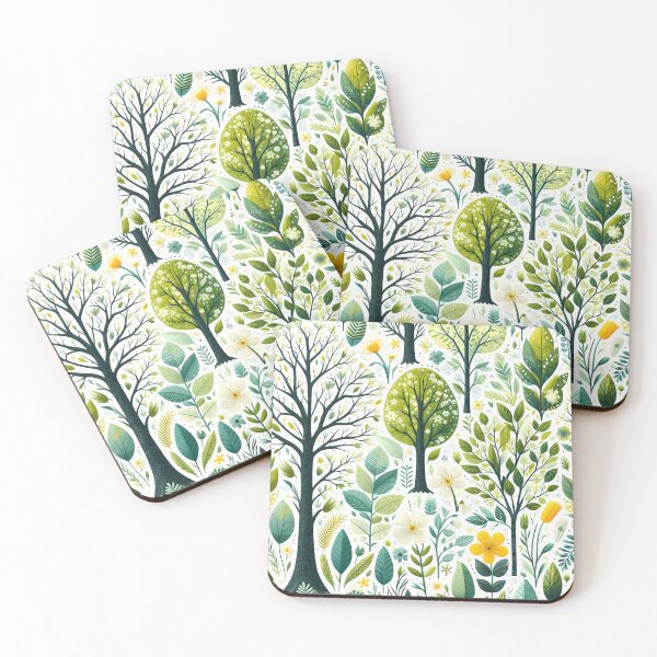 Item preview, Spring Flowers And Trees designed and sold by Funny Vintage Stickers And T-Shirts.