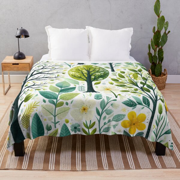 Item preview, Spring Flowers And Trees designed and sold by Funny Vintage Stickers And T-Shirts.