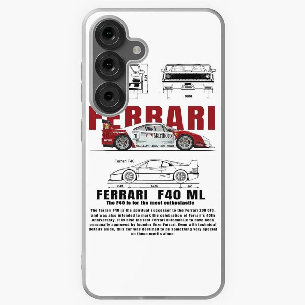 Item preview, Ferrari F40 - Legendary Supercar Art designed and sold by Not Hugo.